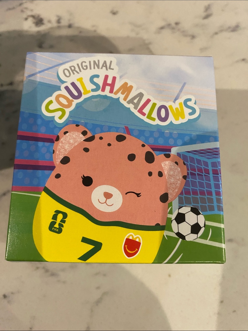 McDonald’s FIFA World Cup 2026 Squishmallows Nya Leopard Plush #7 Box Tag NWT